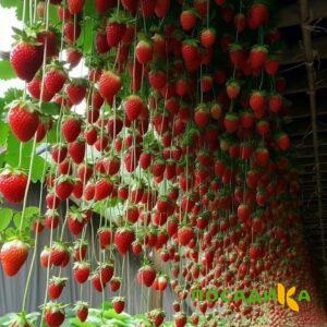 Клубника ампельная Анастасия купить по цене от 370р. в интернет-магазине «Посадика» с доставкой почтой в в Петровске и по всей России – [изображение №1].