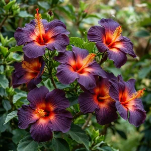 Гибискус Вивида Флэр купить по цене от 279р. в интернет-магазине «Посадика» с доставкой почтой в в Петровске и по всей России – [изображение №1].