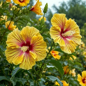 Гибискус Свит Соната купить по цене от 249р. в интернет-магазине «Посадика» с доставкой почтой в в Петровске и по всей России – [изображение №1].