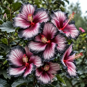 Гибискус садовый Самер Бридж купить по цене от 306р. в интернет-магазине «Посадика» с доставкой почтой в в Петровске и по всей России – [изображение №1].