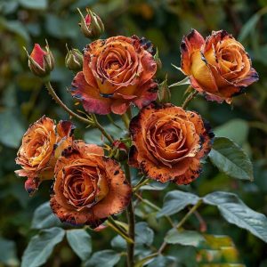 Роза плетистая Оранжевый Бриллиант купить по цене от 450р. в интернет-магазине «Посадика» с доставкой почтой в в Петровске и по всей России – [изображение №1].